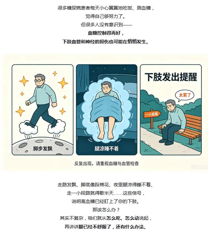 控糖救不了你的腿？糖尿病患者该懂的下肢保养课